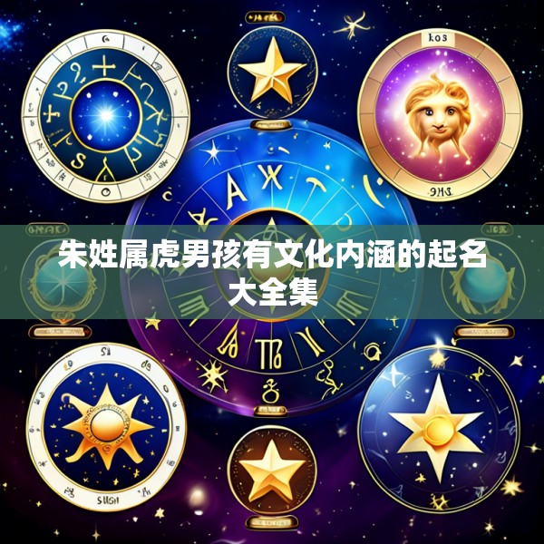 朱姓属虎男孩有文化内涵的起名大全集