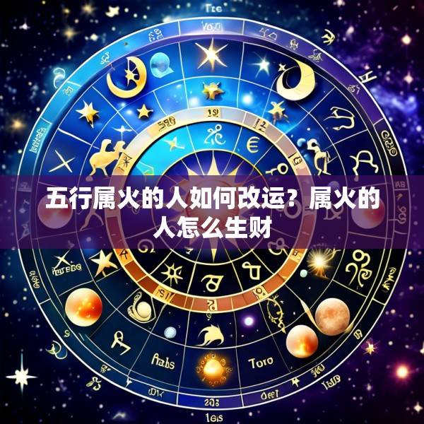 五行属火的人如何改运?属火的人怎么生财