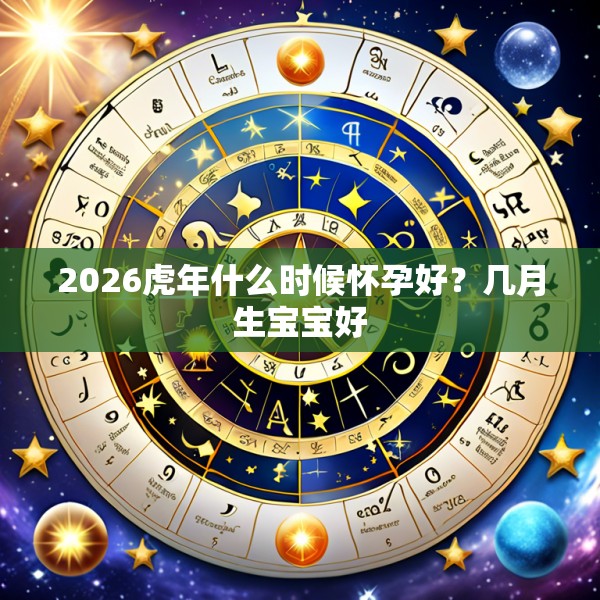 2026虎年什么时候怀孕好？几月生宝宝好