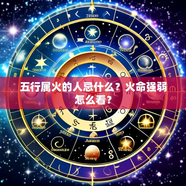 五行属火的人忌什么？火命强弱怎么看？