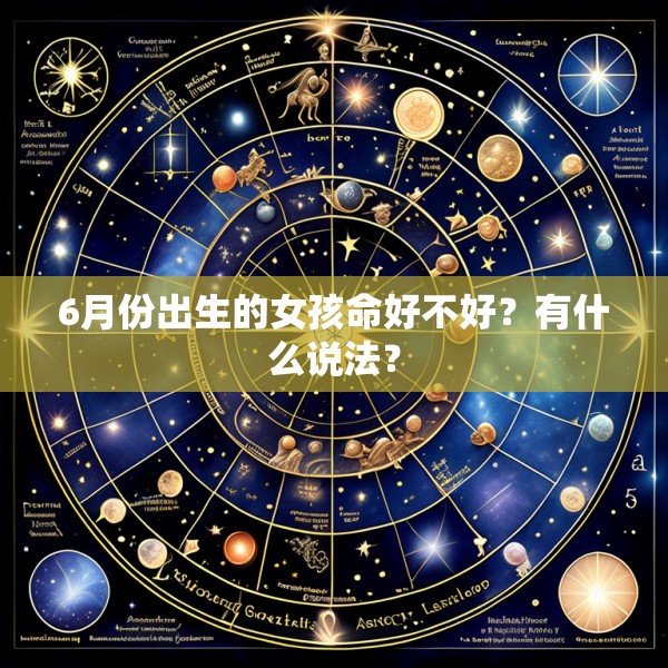 6月份出生的女孩命好不好？有什么说法？