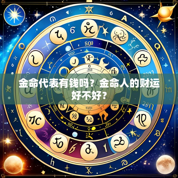 金命代表有钱吗？金命人的财运好不好？