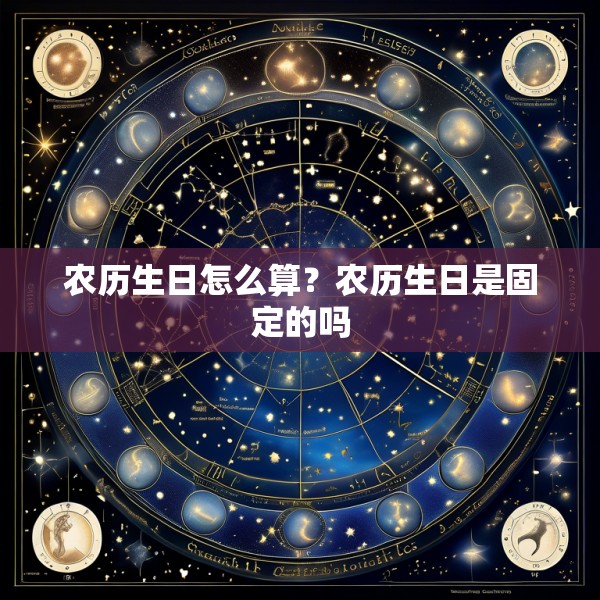 农历生日怎么算？农历生日是固定的吗