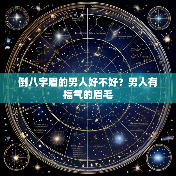 倒八字眉的男人好不好?男人有福气的眉毛