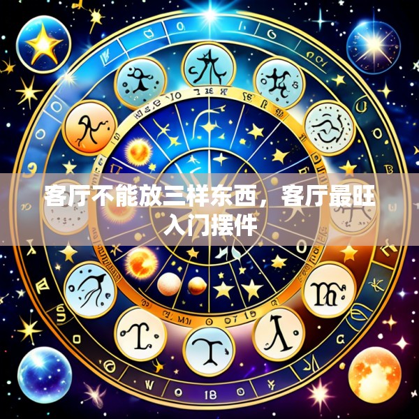 客厅不能放三样东西，客厅最旺入门摆件