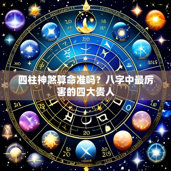 四柱神煞算命准吗？八字中最厉害的四大贵人