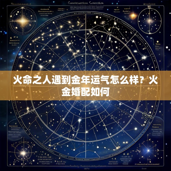 火命之人遇到金年运气怎么样?火金婚配如何
