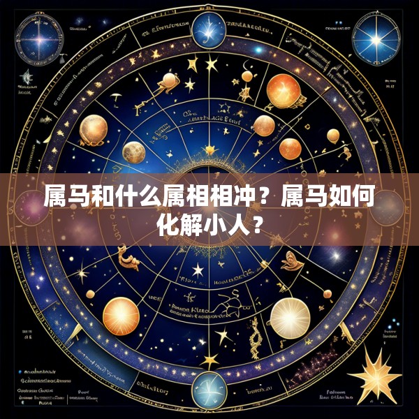 属马和什么属相相冲？属马如何化解小人？