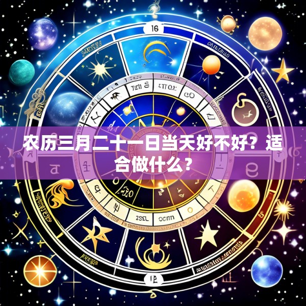 农历三月二十一日当天好不好？适合做什么？