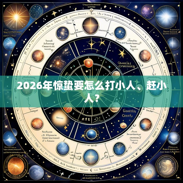 2026年惊蛰要怎么打小人、赶小人?