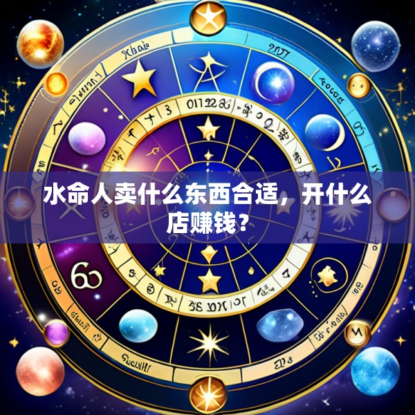 水命人卖什么东西合适,开什么店赚钱?
