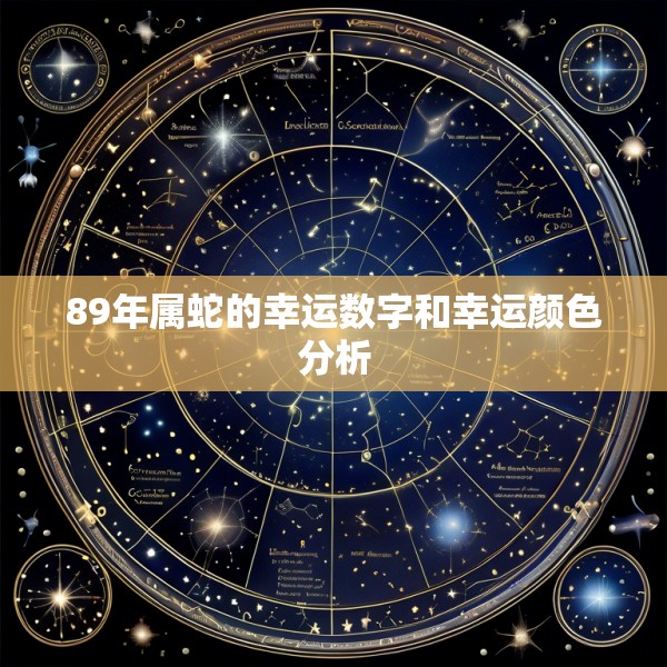 89年属蛇的幸运数字和幸运颜色分析