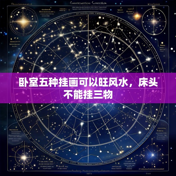 卧室五种挂画可以旺风水,床头不能挂三物