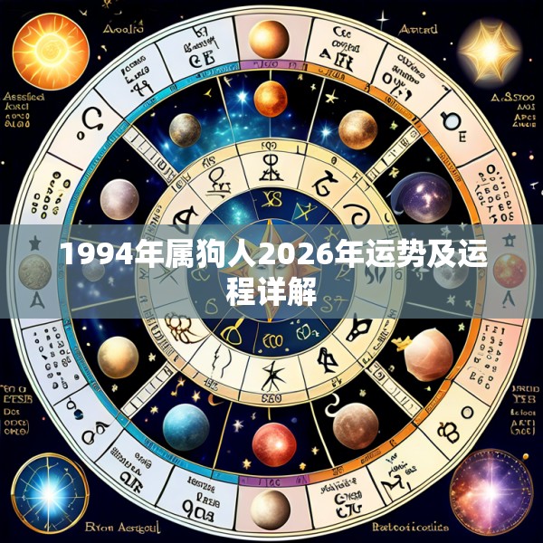 1994年属狗人2026年运势及运程详解