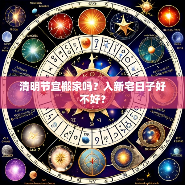 清明节宜搬家吗?入新宅日子好不好?