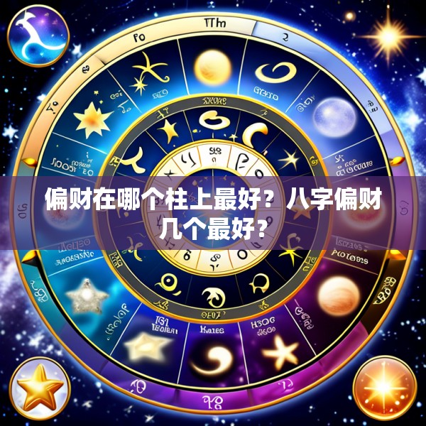 偏财在哪个柱上最好？八字偏财几个最好？