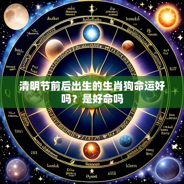 清明节前后出生的生肖狗命运好吗?是好命吗