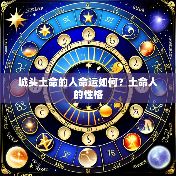 城头土命的人命运如何?土命人的性格