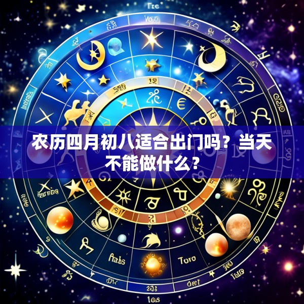 农历四月初八适合出门吗？当天不能做什么？