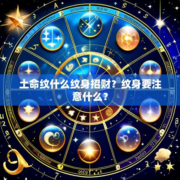 土命纹什么纹身招财？纹身要注意什么？