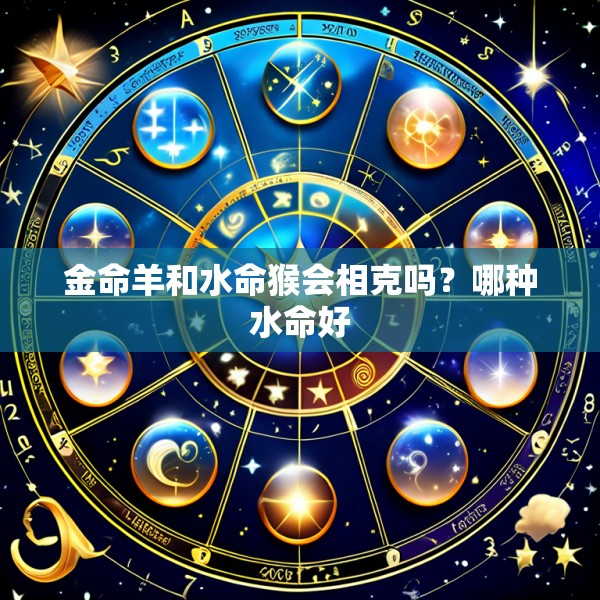 金命羊和水命猴会相克吗?哪种水命好