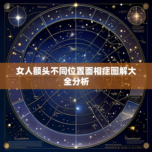 女人额头不同位置面相痣图解大全分析