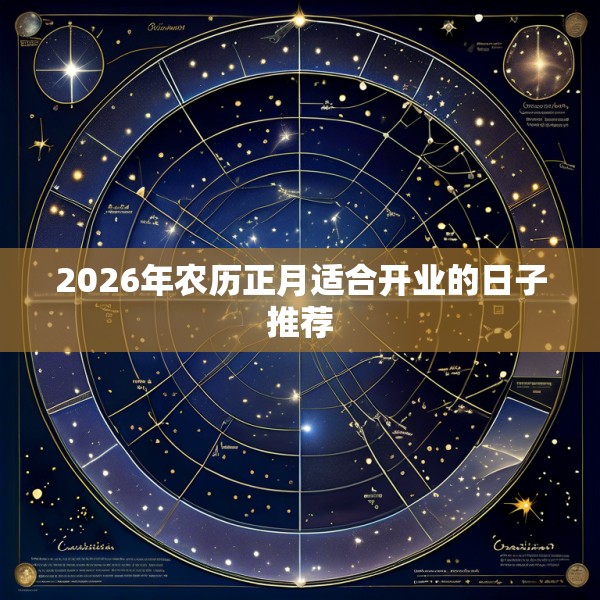 2026年农历正月适合开业的日子推荐