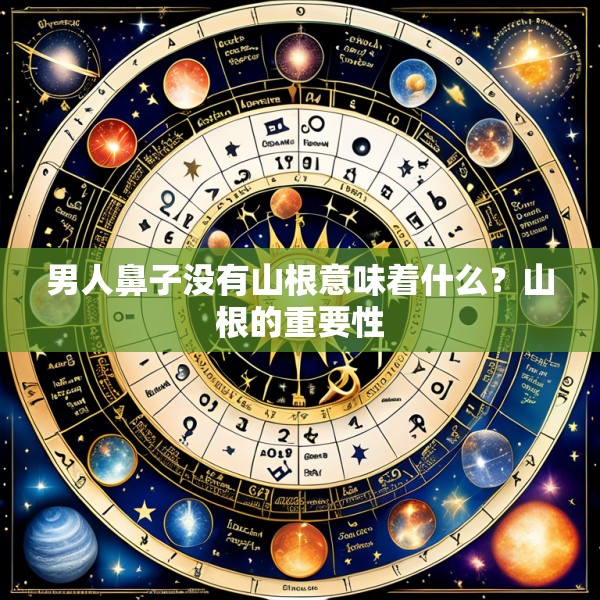 男人鼻子没有山根意味着什么?山根的重要性