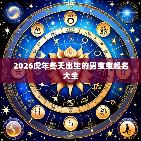 2026虎年冬天出生的男宝宝起名大全