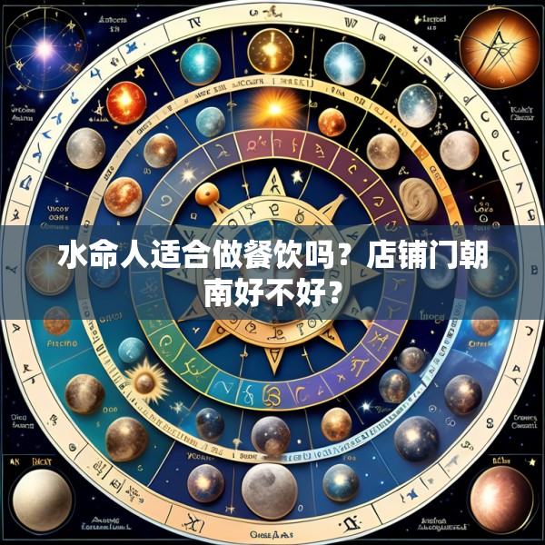 水命人适合做餐饮吗？店铺门朝南好不好？