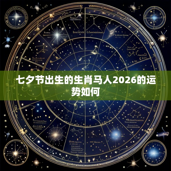 七夕节出生的生肖马人2026的运势如何