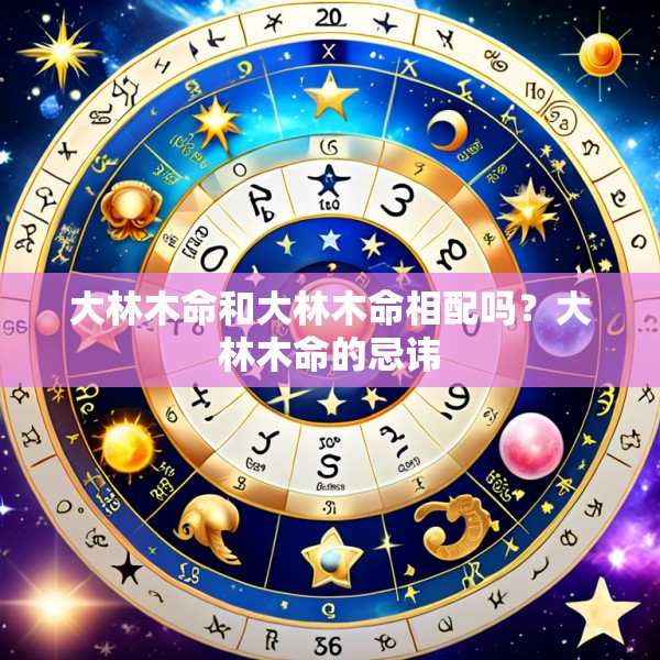 大林木命和大林木命相配吗？大林木命的忌讳