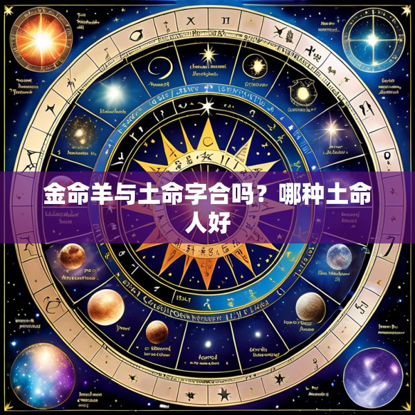 金命羊与土命字合吗?哪种土命人好