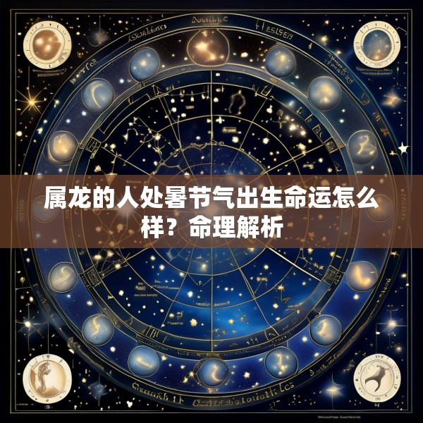 属龙的人处暑节气出生命运怎么样？命理解析