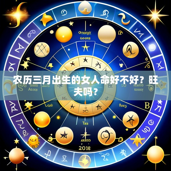 农历三月出生的女人命好不好?旺夫吗?