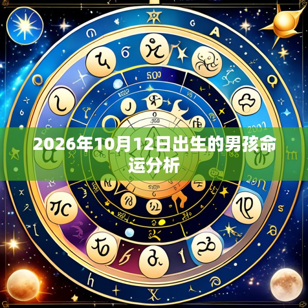 2026年10月12日出生的男孩命运分析