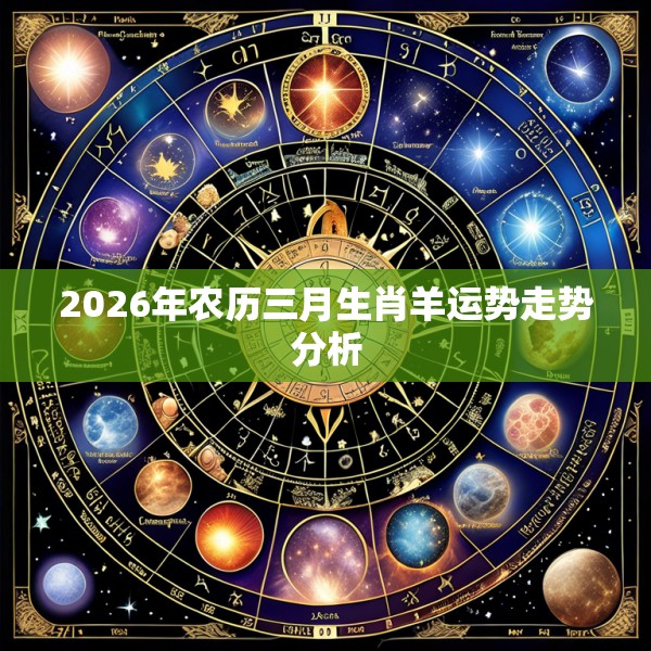 2026年农历三月生肖羊运势走势分析