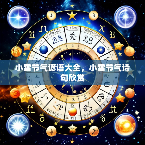 小雪节气谚语大全，小雪节气诗句欣赏