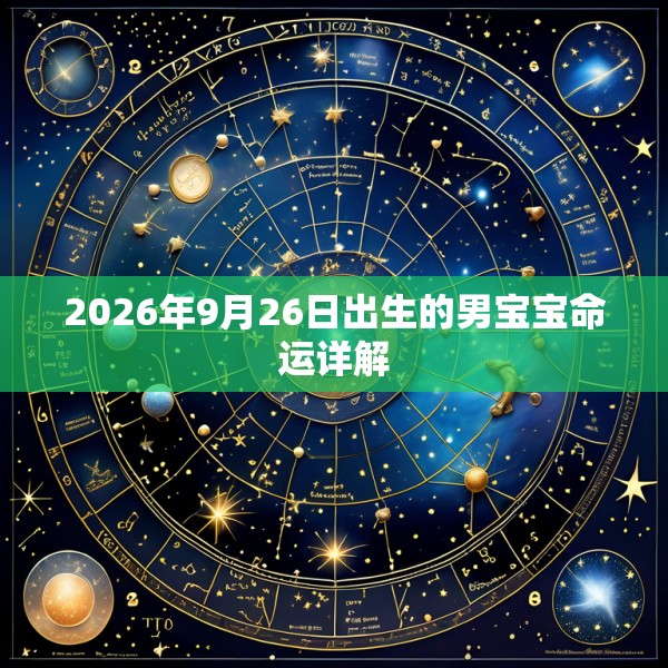 2026年9月26日出生的男宝宝命运详解
