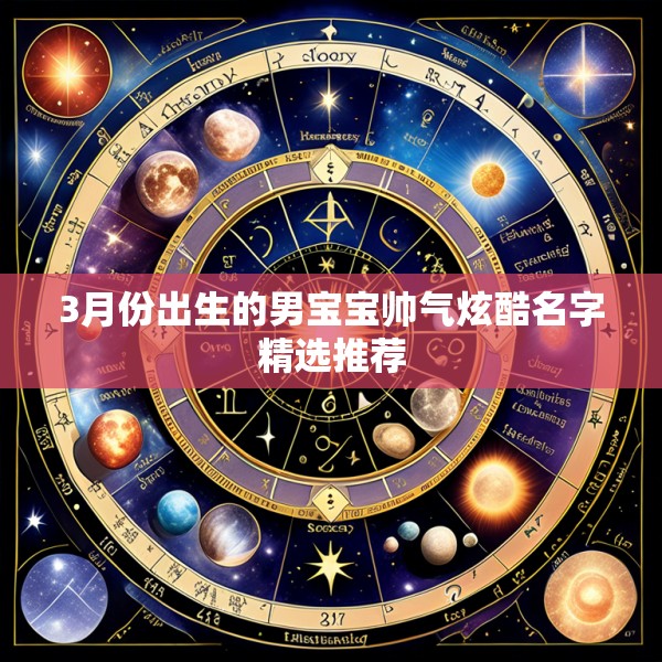 3月份出生的男宝宝帅气炫酷名字精选推荐