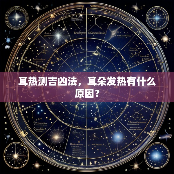 耳热测吉凶法,耳朵发热有什么原因?