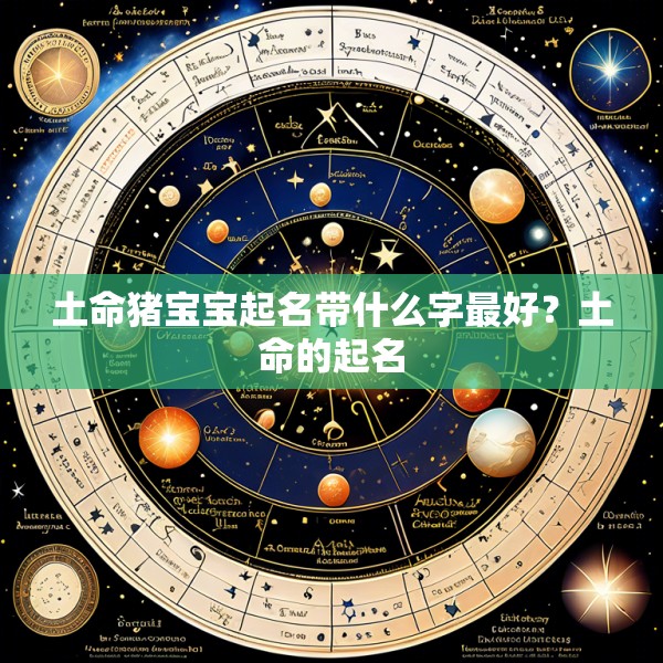 土命猪宝宝起名带什么字最好？土命的起名
