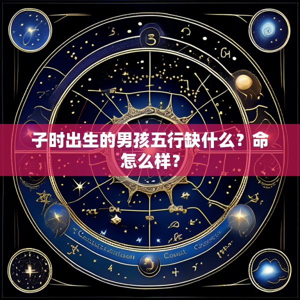 子时出生的男孩五行缺什么?命怎么样?