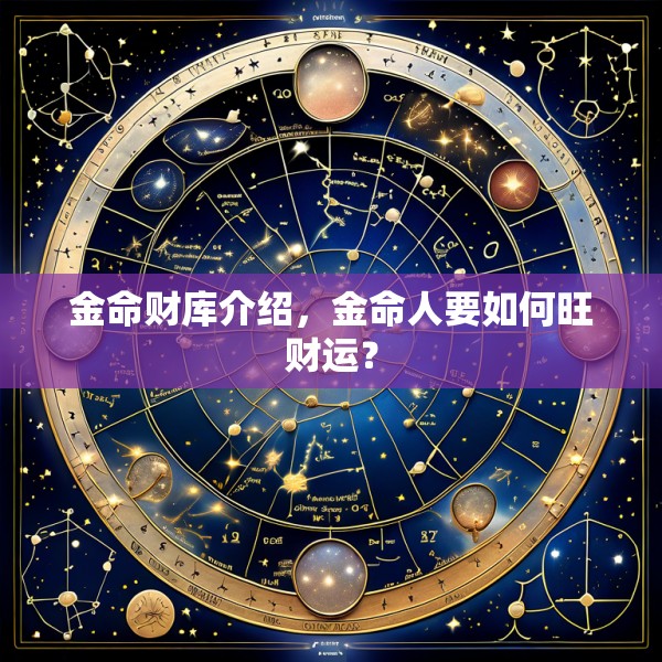 金命财库介绍，金命人要如何旺财运？