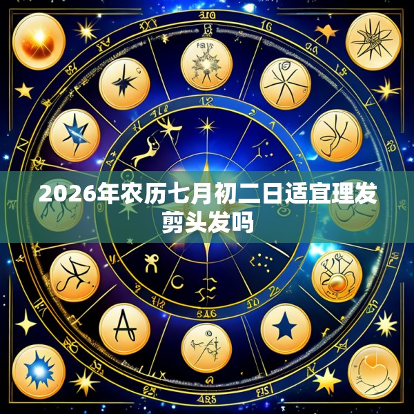 2026年农历七月初二日适宜理发剪头发吗