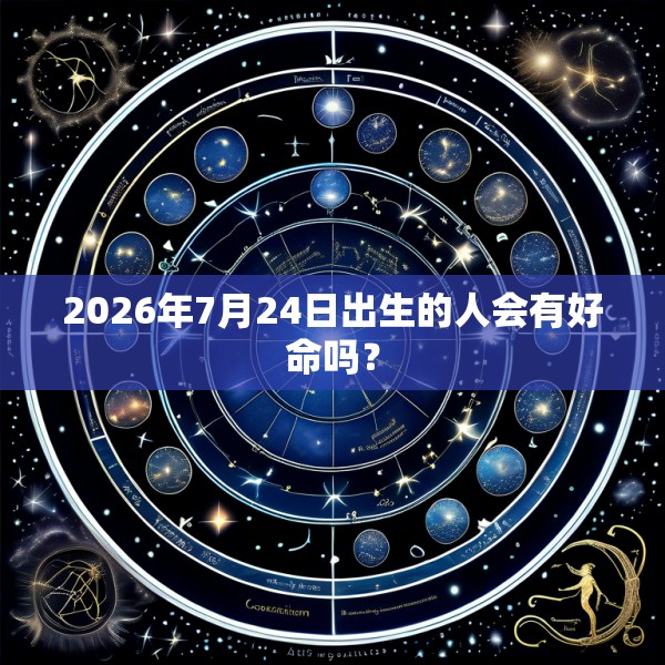 2026年7月24日出生的人会有好命吗？