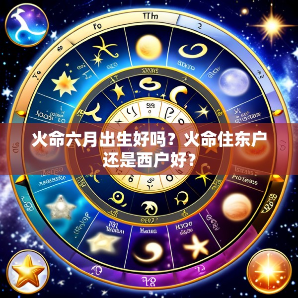 火命六月出生好吗?火命住东户还是西户好?
