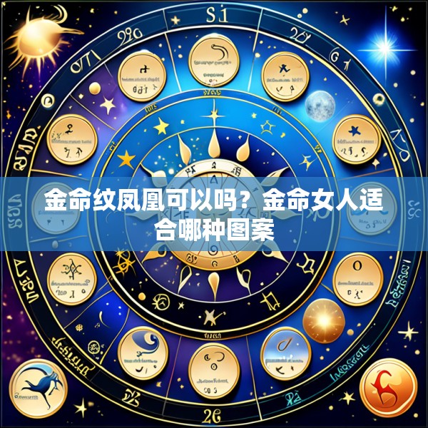 金命纹凤凰可以吗?金命女人适合哪种图案