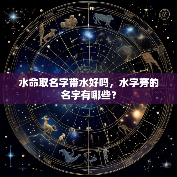 水命取名字带水好吗，水字旁的名字有哪些？