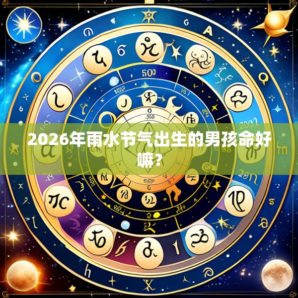 2026年雨水节气出生的男孩命好嘛？